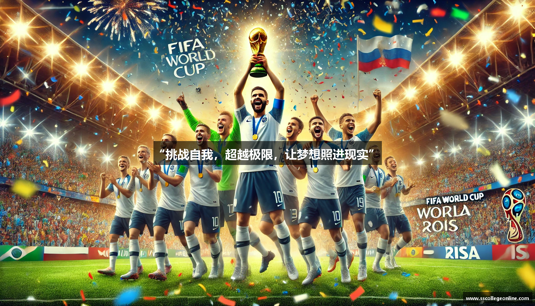 “挑战自我，超越极限，让梦想照进现实”  